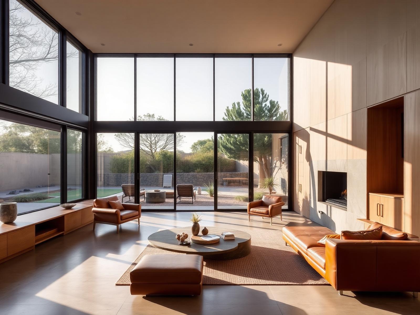 The Concrete Courtyard — New Build in Bryanston